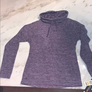 NWT SZ M Ideology WMN FunnelNeck purple Fleece